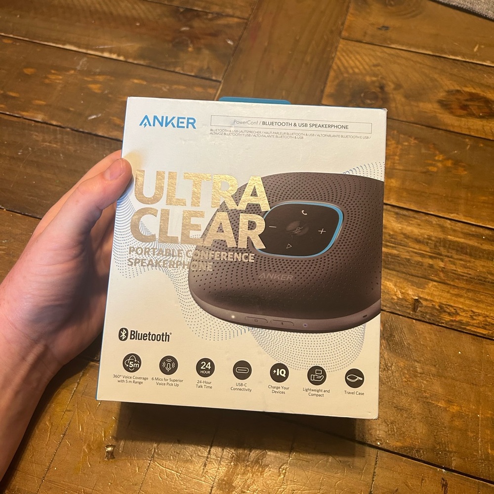 Anker Bluetooth Portable conference phone - New!